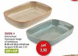 Weba OVEN aanbieding