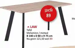 Weba LAW aanbieding
