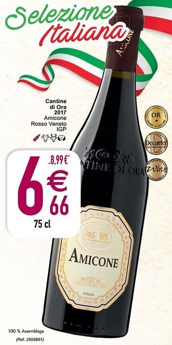 Cora Cantine di ora 2017 amicone rosso veneto igp aanbieding