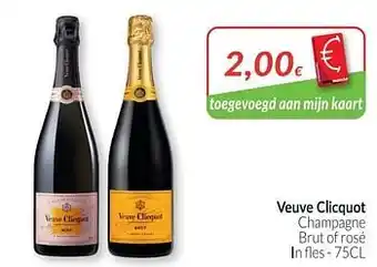 Veuve clicquot champagne brut of rosé