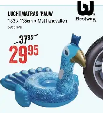Luchtmatras pauw