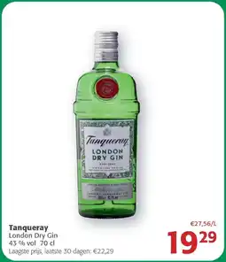 Comarkt Tanqueray London Dry Gin aanbieding