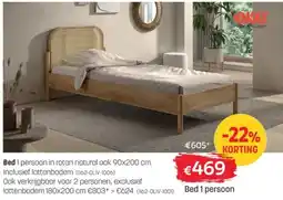 BE-Okay Bed 1 persoon aanbieding