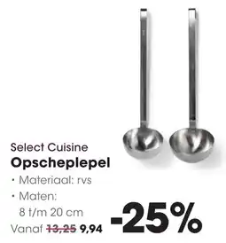 Hanos Select Cuisine Opscheplepel aanbieding