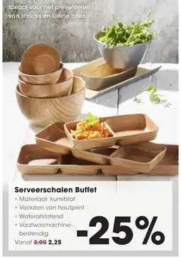 Hanos Serveerschalen Buffet aanbieding