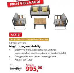 Hanos Select Furniture Magic Loungeset aanbieding