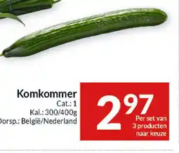 Intermarché Komkommer aanbieding