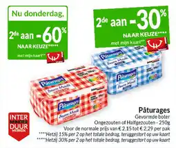 Intermarché Pâturages Gevormde boter aanbieding