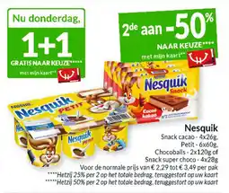 Intermarché Nesquik aanbieding