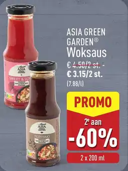 ALDI Asia Green Garden Woksaus aanbieding