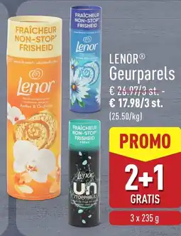 ALDI Lenor Geurparels aanbieding