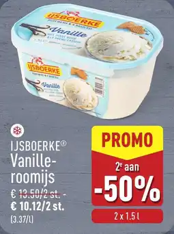 ALDI Ijsboerke Vanilleroomijs aanbieding