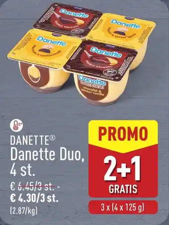 ALDI Danette Duo aanbieding