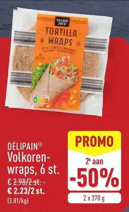 ALDI Délipain Volkoren Wraps aanbieding