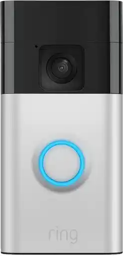 Coolblue Ring Battery Video Doorbell Nikkel aanbieding
