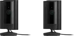 Coolblue Ring Indoor Cam 2nd Gen (Zwart 2-pack) aanbieding