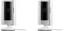 Coolblue Ring Indoor Cam 2nd Gen (Wit 2-pack) aanbieding