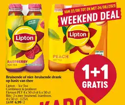 Delhaize Bruisende of niet-bruisende drank op basis van thee aanbieding