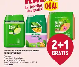 Delhaize Bruisende of niet-bruisende drank op basis van thee aanbieding