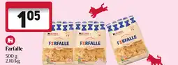 Delhaize Farfalle 500 g aanbieding