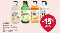 Delhaize Mocktail aanbieding