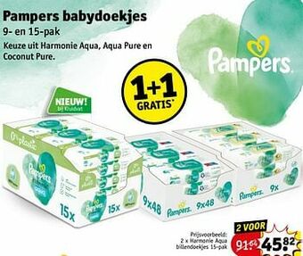 Kruidvat Harmonie aqua billendoekjes aanbieding