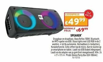 Trafic Speaker idance party box djx-100mk2 aanbieding