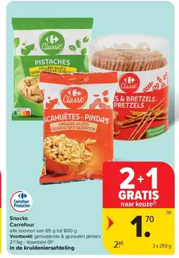 Carrefour Snacks Carrefour aanbieding