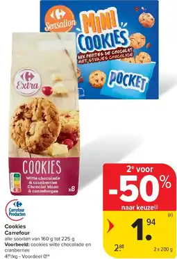 Carrefour Cookies Carrefour aanbieding