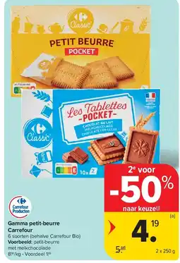 Carrefour Gamma petit-beurre Carrefour aanbieding