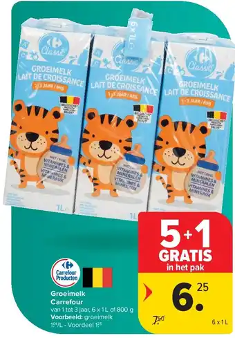 Carrefour Groeimelk Carrefour aanbieding