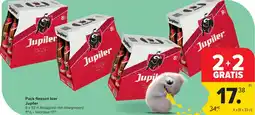 Carrefour Pack fl essen bier Jupiler aanbieding