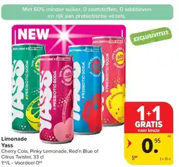 Carrefour Limonade Yass aanbieding