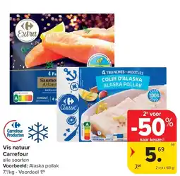 Carrefour Vis natuur Carrefour aanbieding
