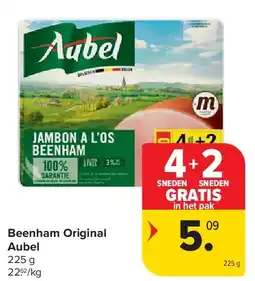 Carrefour Beenham Original Aubel aanbieding