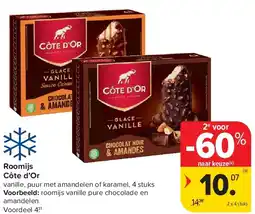 Carrefour Roomijs Côte d’Or aanbieding