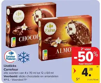 Carrefour IJssticks Carrefour aanbieding