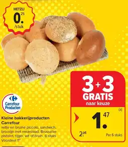 Carrefour Kleine bakkerijproducten Carrefour aanbieding
