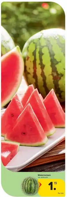 Carrefour Watermeloen aanbieding