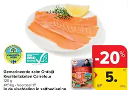 Carrefour Gemarineerde zalm Ontbijt Kwaliteitsketen Carrefour aanbieding