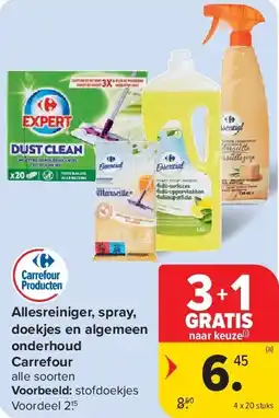 Carrefour Allesreiniger, spray, doekjes en algemeen onderhoud Carrefour aanbieding
