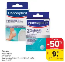 Carrefour Gamma Hansaplast aanbieding