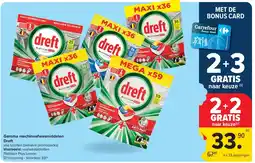 Carrefour Gamma machineafwasmiddelen Dreft aanbieding