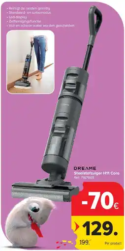Carrefour Steelstofzuiger H11 Core aanbieding