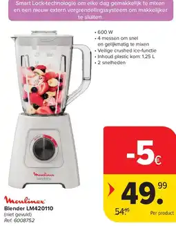 Carrefour Blender LM420110 aanbieding