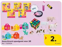Carrefour Assortiment speelgoed voor 2€ aanbieding