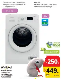 Carrefour Droogkast FFTM1182BE aanbieding