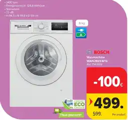 Carrefour Wasmachine WAN282E4FG aanbieding