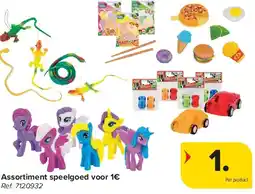Carrefour Assortiment speelgoed voor 1€ aanbieding