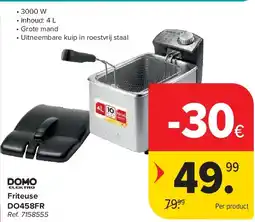 Carrefour Friteuse DO458FR aanbieding